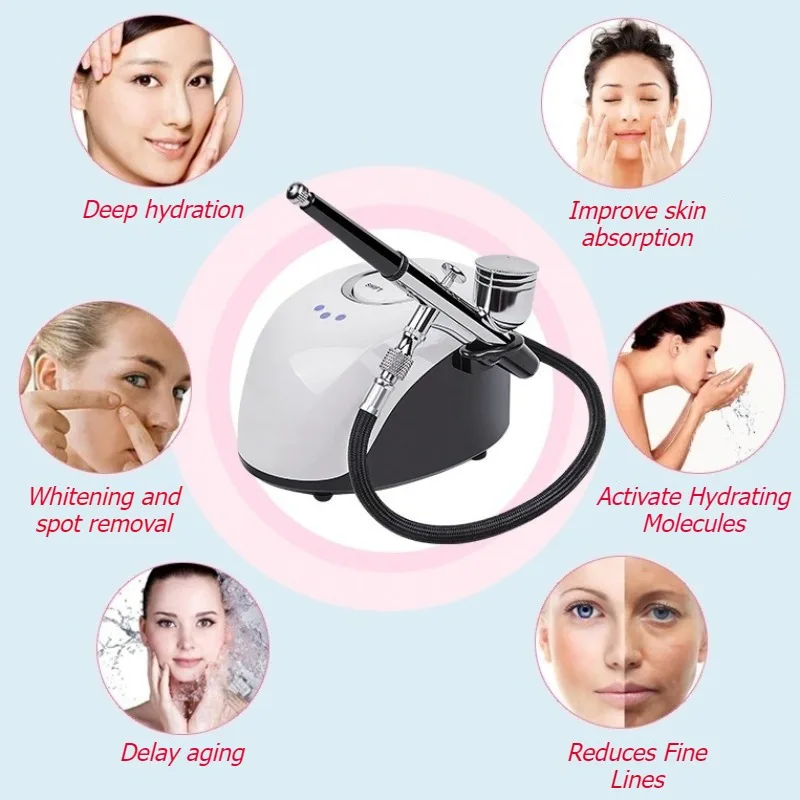 جهاز تبخير احترافي للعناية بالبشرة للتنظيف العميق، جهاز بخار نانو ميست، معدات معالجة الوجه المحمولة #2
