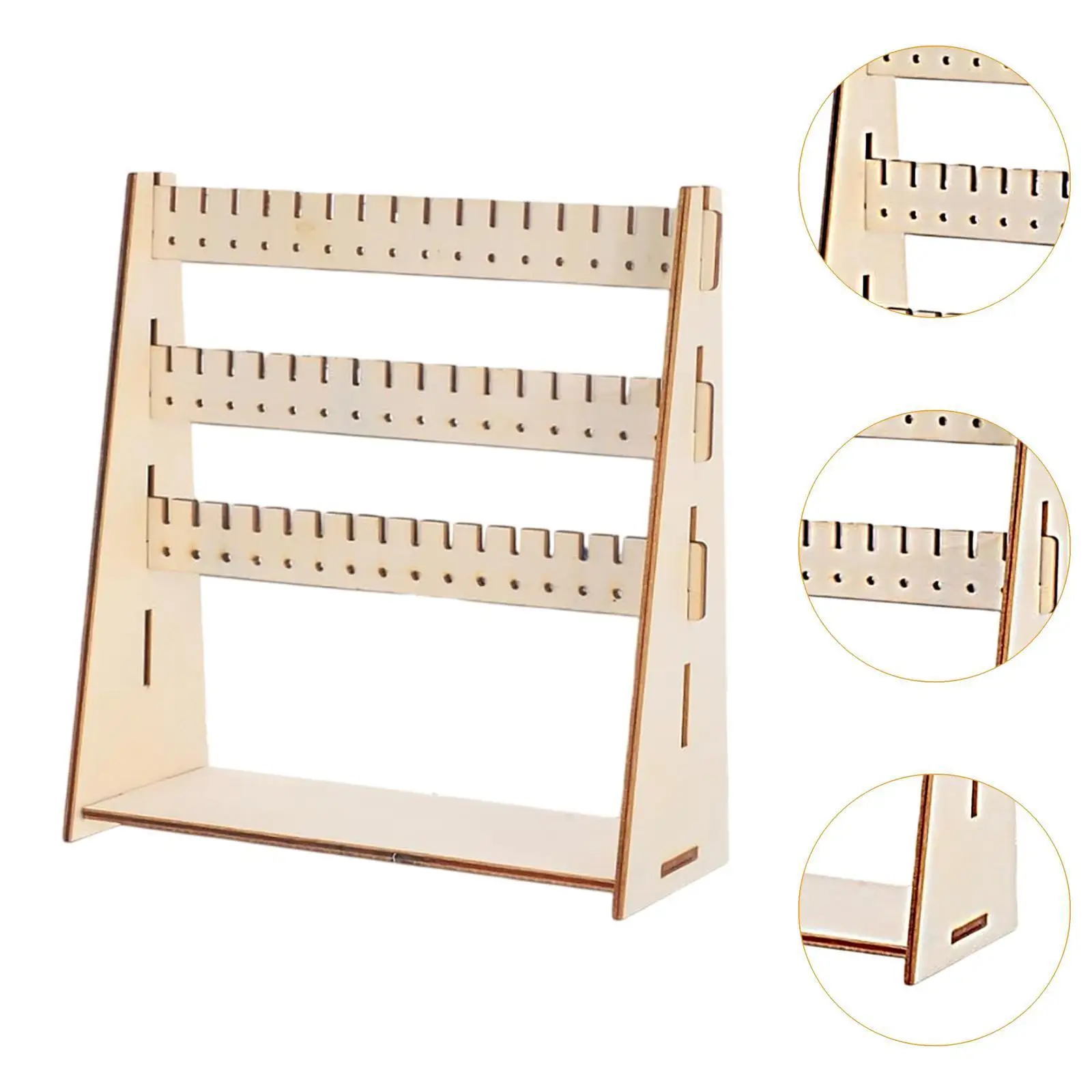 حامل عرض الأقراط، قاعدة ثابتة، رف أقراط لخزانة كشك الطاولة