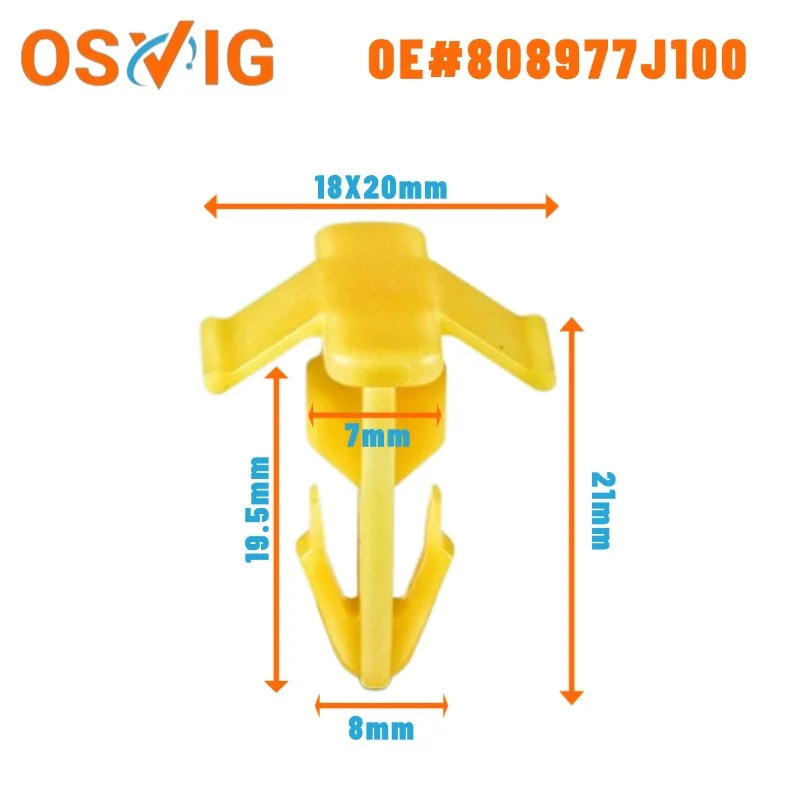 

10PCS OE#808977J100 Applicable to the windshield weather strip clip buckle of the door trim panel of nissan cars