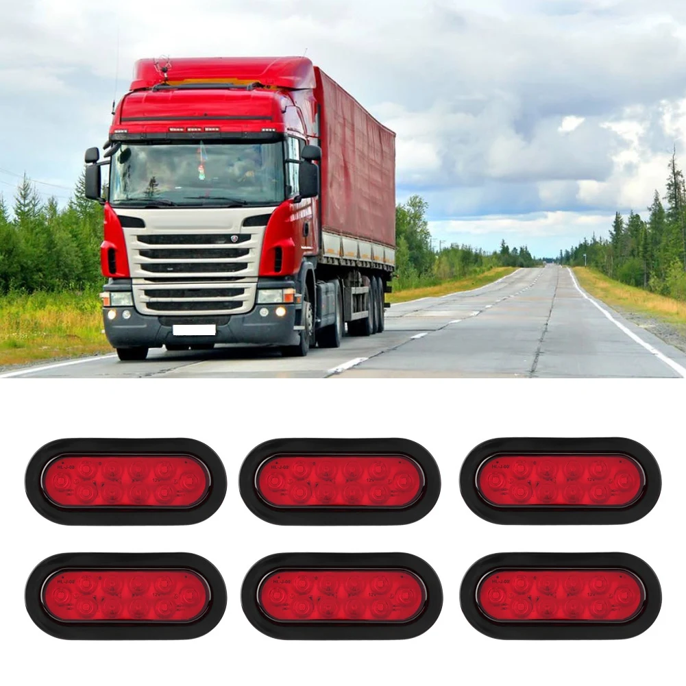 

New LED Trailer Lamps 12V 10LEDS Trailer Lights Lamps Stop/Turn/Tail Lighting for Trailer Truck and Vans Truck Trailer Lights