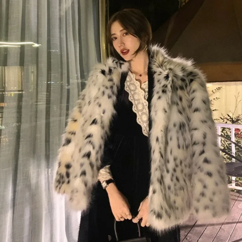 2023 The New Ladies Fur Coat Is Environmentally Friendly and The Young Mao Mao Coat Is Fashionable Warm and Comfortable Jacket