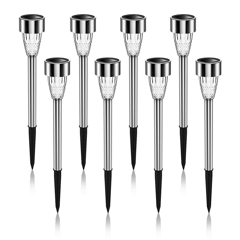 

Ultra Bright Solar Lights Outdoor Waterproof 8 Pack, Solar Outdoor Lights Auto On/Off, LED Garden Lights