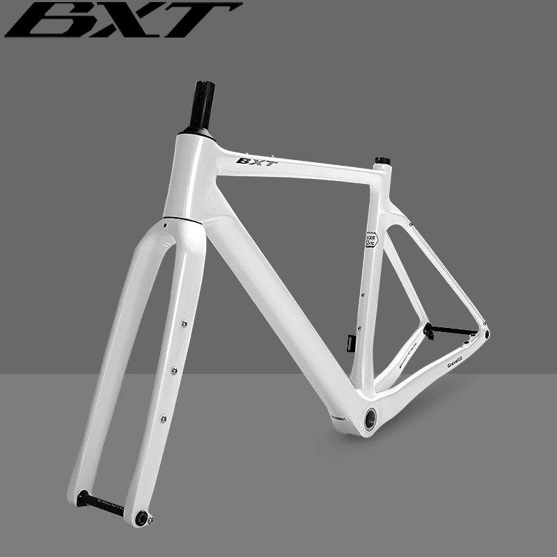 

BXT гравийная велосипедная рама из углеродного волокна, дисковый тормоз со сквозной осью, рама горного велосипеда, велосипедное оборудование, лучшее исполнение