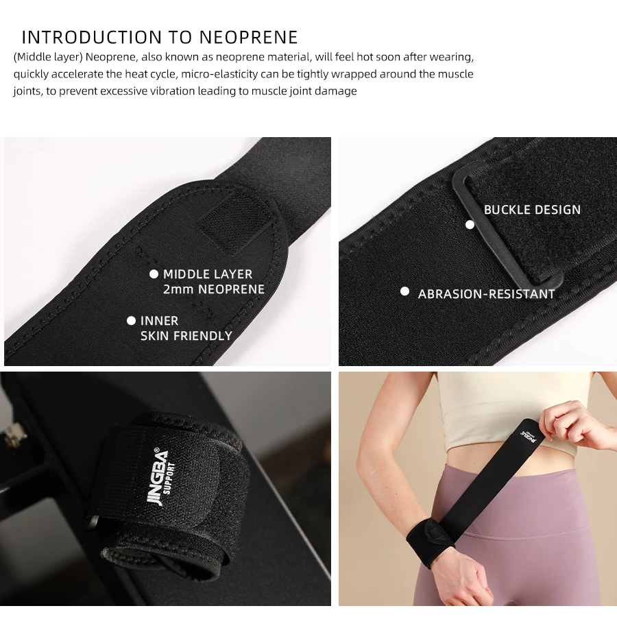 1 Piece Adjustable Lightweight Wrist Support for Weightlifting Squat Kettlebell