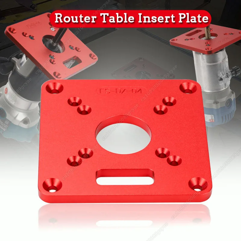 

Aluminum Router Table Insert Plate Trimming Machine Flip Board For Woodworking Benches Router Table Plate For Makita RT-0700C