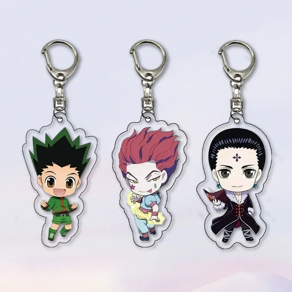 

Diy HUNTER×HUNTER Acrylic Keychain Anime Peripherals Gon Freecss Cute Cartoons Creative Backpack Pendant Jewelry Holiday Gifts