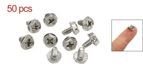 1pç quadrex cabeça curta caixa do computador parafusos placa-mãe