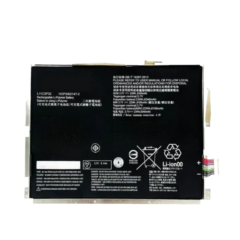 Bateria do laptopa 3.7V 23Wh 6340mAh L11C2P32 do Lenovo IdeaPad A7600 A7600-HV A7600-F S6000-H S6000 S6000-F Nowa, wysokiej jakości