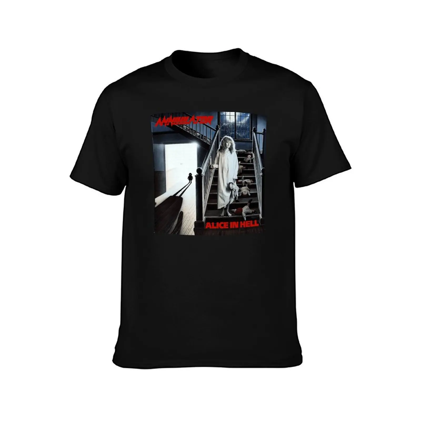 Annihilator - Alice in Hell album 1989 T-Shirt Breathable Sportswear for Men T-Shirt