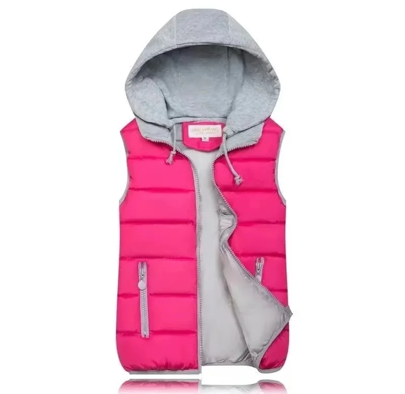 

New Korean Vest Puffer Jacket Women Winter Warm Waistcoats Ladies Stand Collar Fashion Down Coat Female Loose