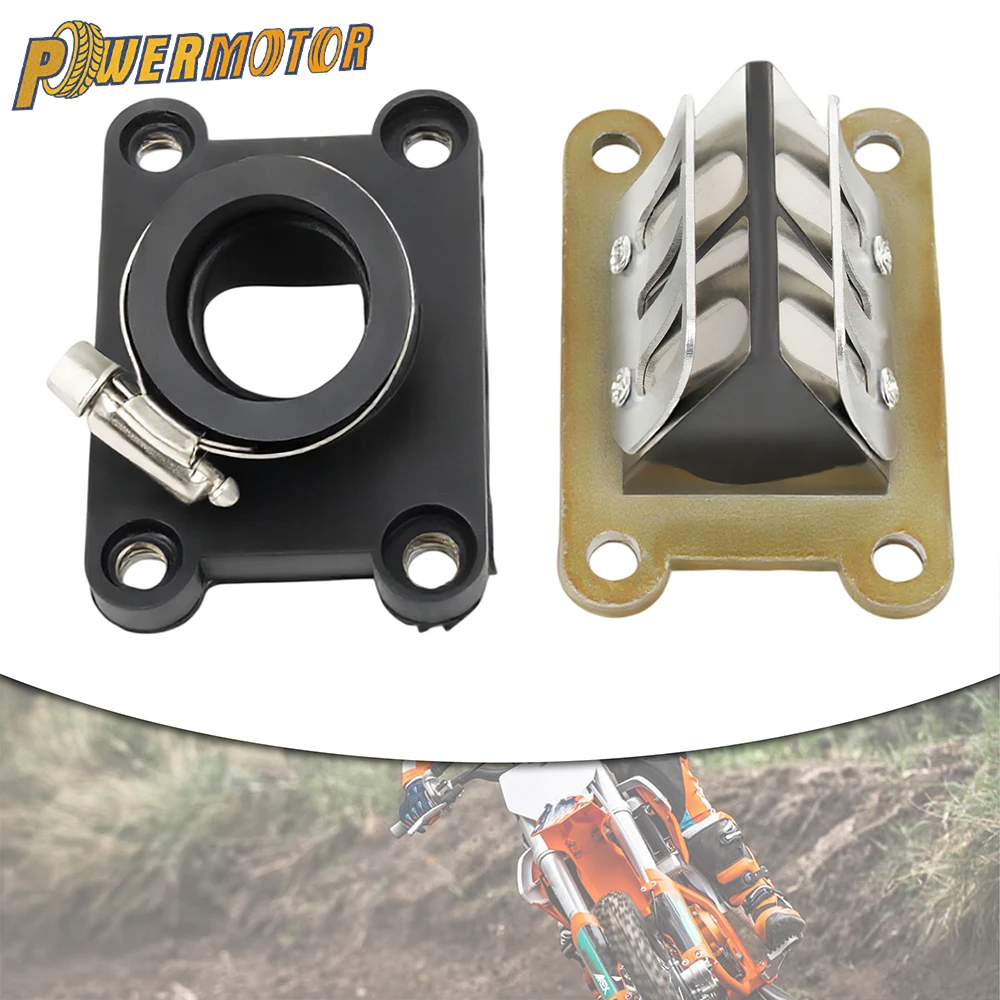 Motorrad-Zungenventil-Vergaser-Ansaugstutzen-Gummimanschetten-Kit für KTM 50 65 SX 2002-2008 Motocross Universalzubehör