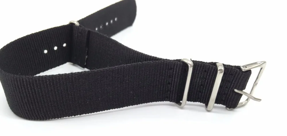 Watch Band 18 20 22 24 Mm Army Khaki Military  Fabric Woven Nylon Watch Strap Band Buckle Belt Accessor