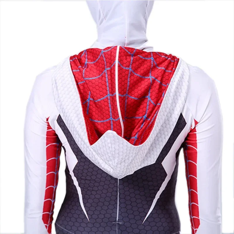 SN66 Halloween Spider Gwen Stacy Costume Cosplay per bambini adulti Zentai Body Maschera Vestito Ragazze Donne Party Jumpsuit2 @ w $