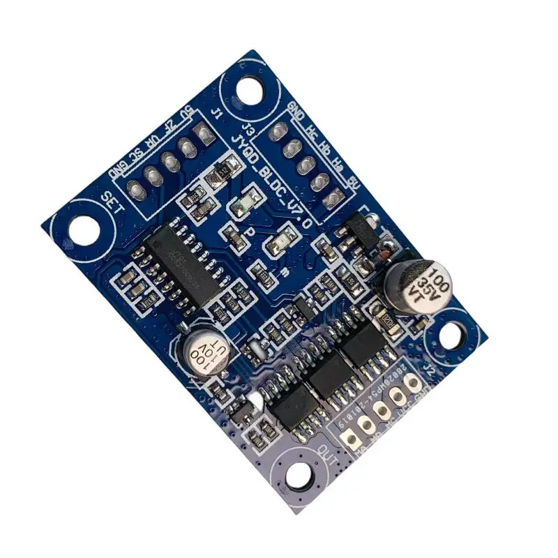 12V-24V 3A JUYI Tech JYQD-V7.0 bldc motor driver board for three phases Hall sensor brushless DC motor