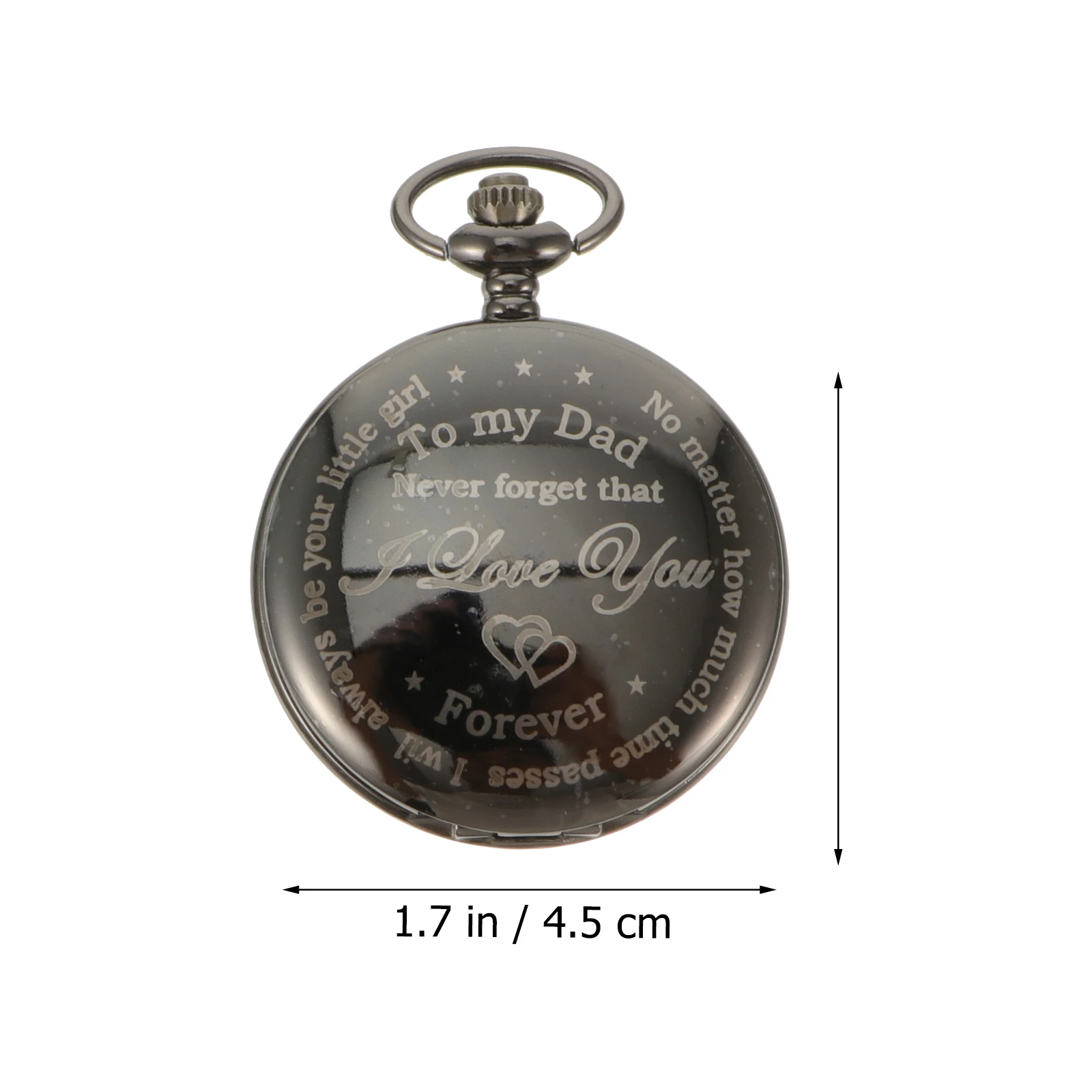 Vintage Pocket Watch Necklace Quartz Pendant Hanging Clothing Accessories Movement