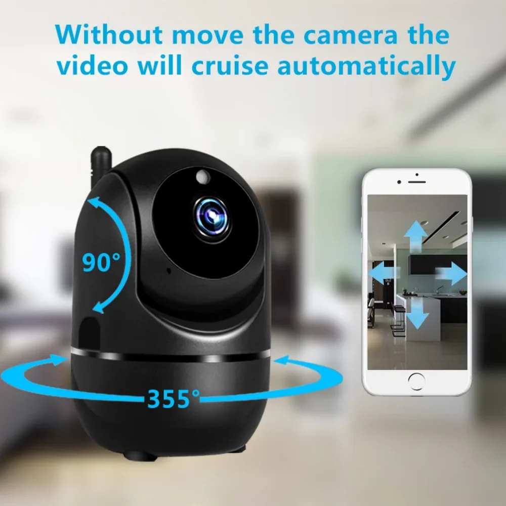Home CCTV IP Camera Wifi Mini Camera Indoor Wifi Smart Camera Auto Tracking 1080P Baby Wireless Security YCC365 Plus