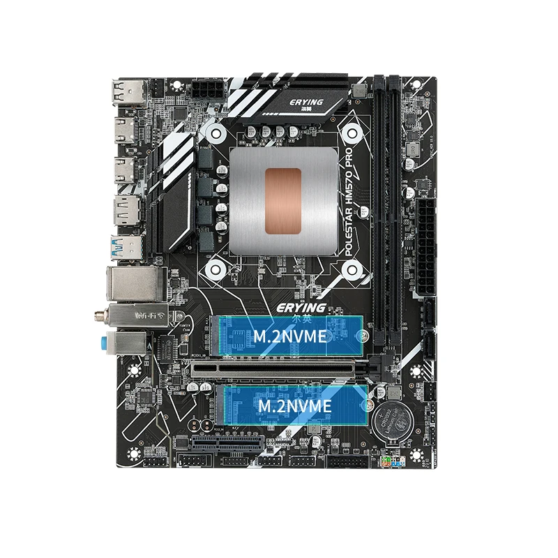 ERYING DIY Desktops Motherboard with Onboard CPU Core Interpose Kit i9 12900H+2pcs DDR4 16GB 3200Mhz Gaming PC Computers