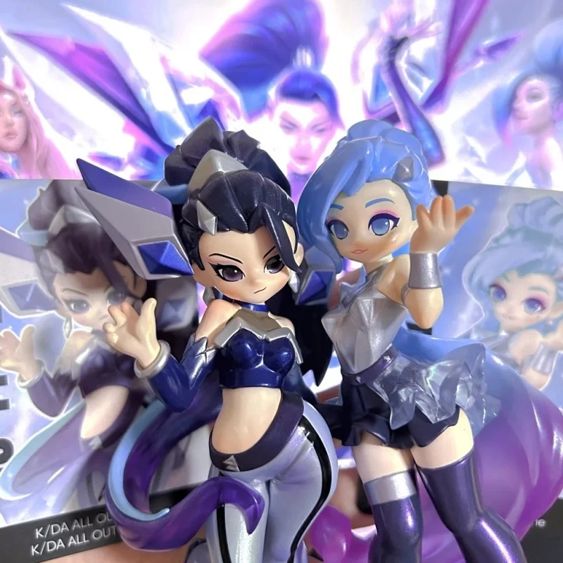 Original New Product K/Da All Out League Of Legends Series Blind Box Ali Kasha Handmade Desktop Exquisite Ornament Gift Toy