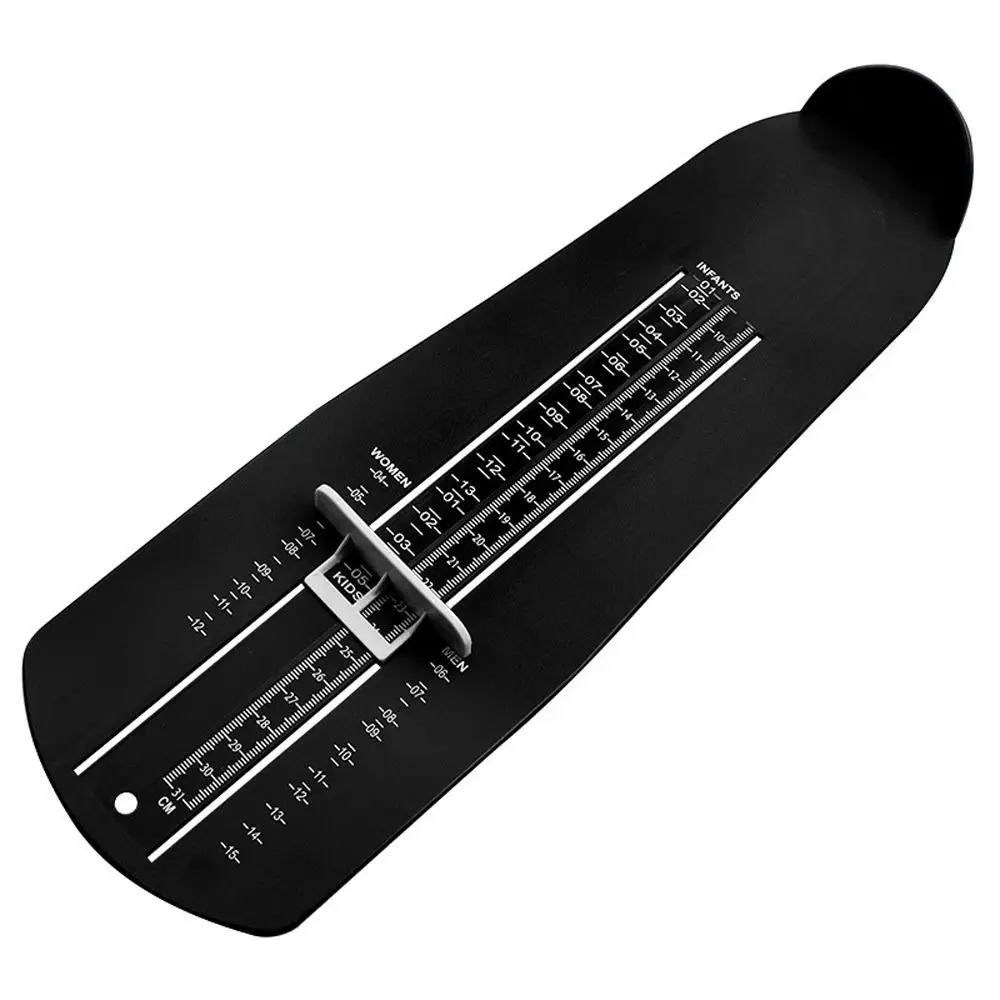 Herramienta de medición de tamaño de zapatos de plástico, herramienta Universal de medición de pies, medidor de medida de pie, dispositivo de medición de pies, regla, herramienta de cuidado de pies