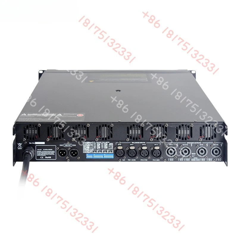 Class Td 4 Channel 10000 Watt Professional Audio Amplifier for Subwoofer