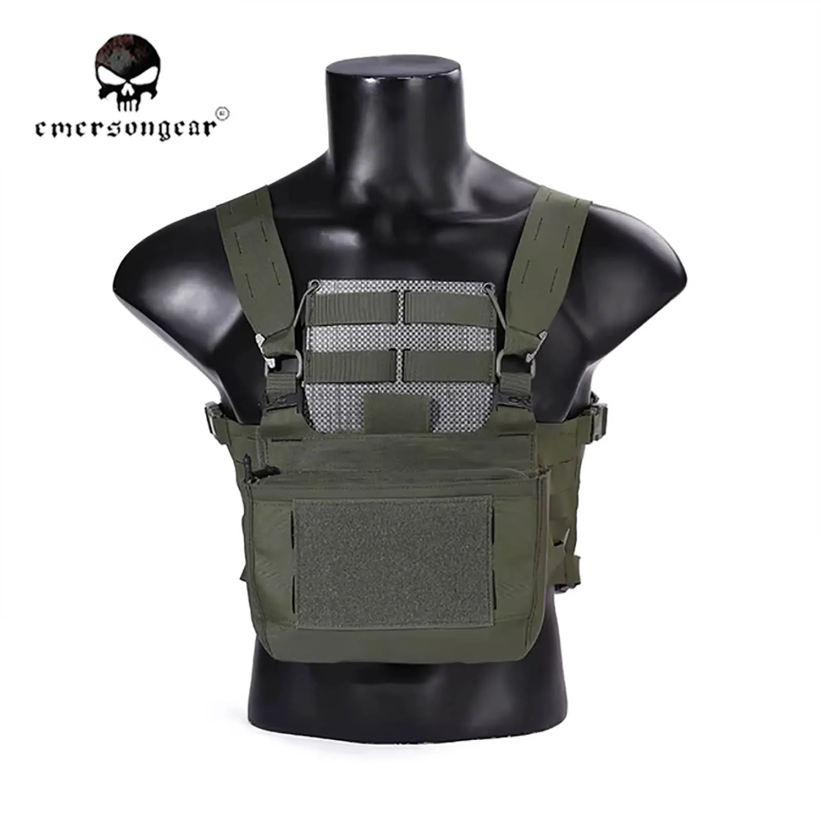 Emersongear Tactical FRO Style Chest Rig Set Magazine Pouch Mag Bag Hunting, Hiking Panel Sport Combat