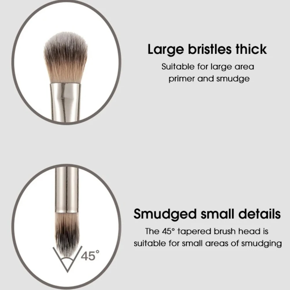 Double-headed painting eyeshadow brush novice makeup brush soft hair does not eat powder natural dizzy dye easy makeup