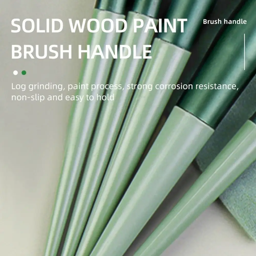 13 Stuks Zacht Haar Make-Up Kwasten Set 5 Kleuren Met Opbergtas Make Up Beauty Tools Oogschaduw Foundation Blush Poeder blending