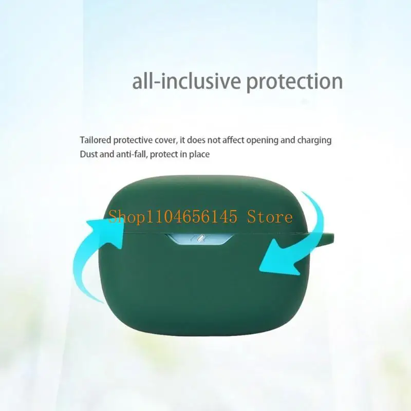 

652F Headphone Shockproof-Housing Skin-friendly Cover for JBL Beam Washable Shells Protective Non-slip Impact-resistant