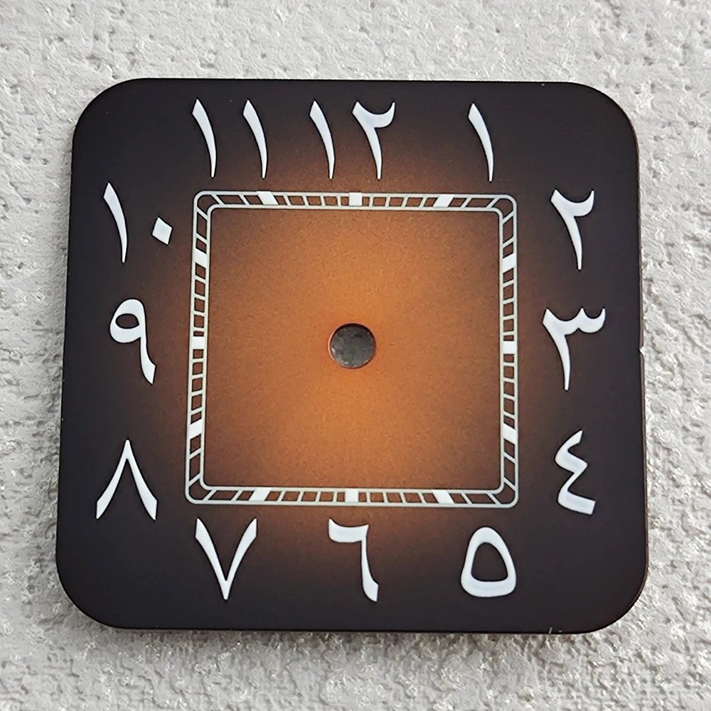 NH35 quadrante quadrato quadrante arabo accessori per orologi adatti per fibbia pieghevole cassa quadrata NH35/36 strumento di riparazione dell'orologio con movimento