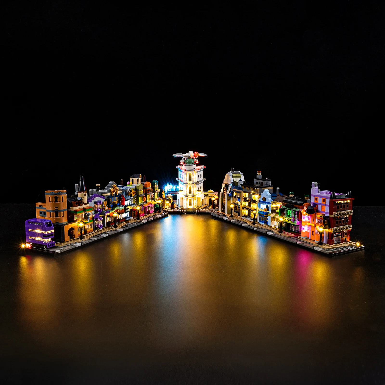 LED Light Kit For Diagon Alley Wizarding Shops #76444 DIY Toys Set Not Included Building Blocks