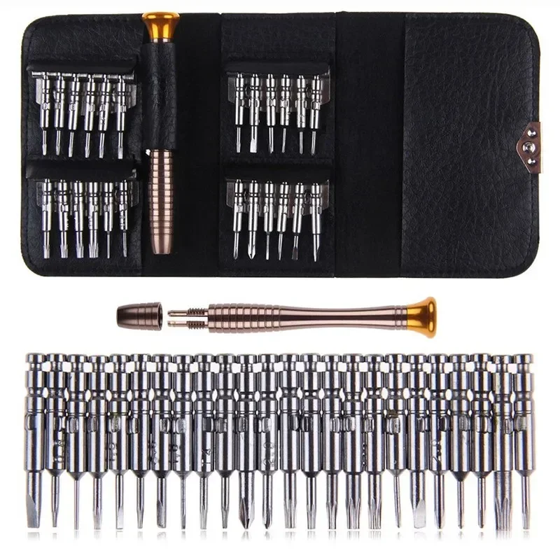 25 In 1 Precision Screwdriver Precision MultiTools Watch Hand Screwdrivers Tool Set For Mobile Phones Bits For Screwdriver