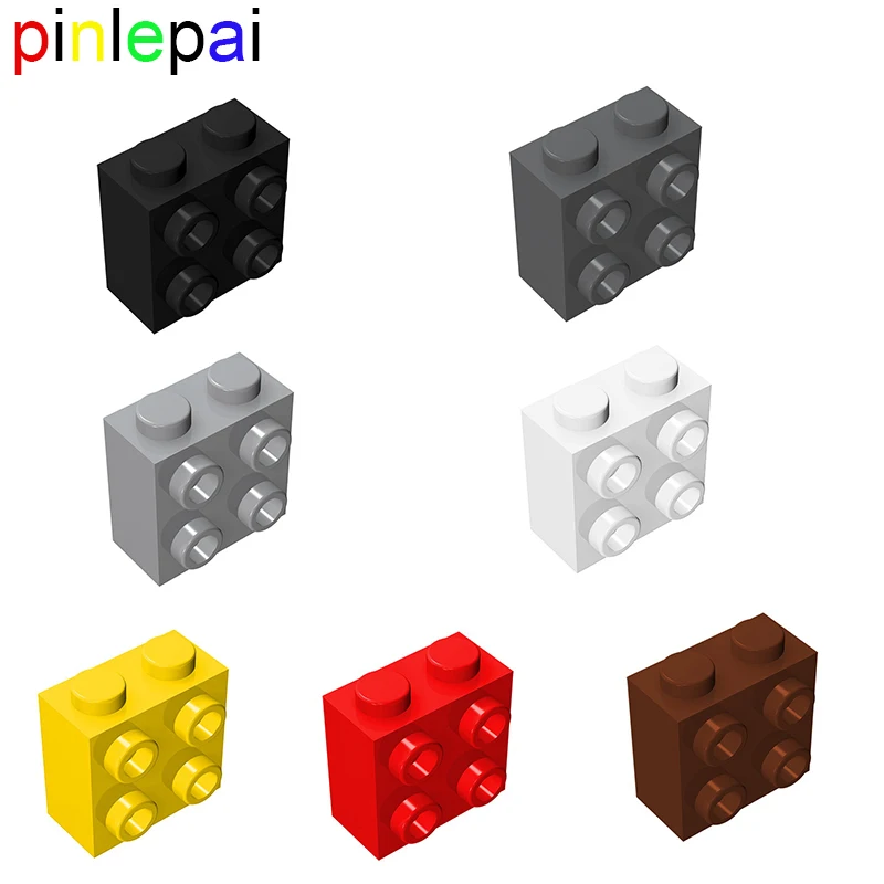 Pinlepai Brick 22885 1x2x1 2/3 8 Knobs Stud On Side Technical Building Blocks Parts Assembled Particles Toys For Children