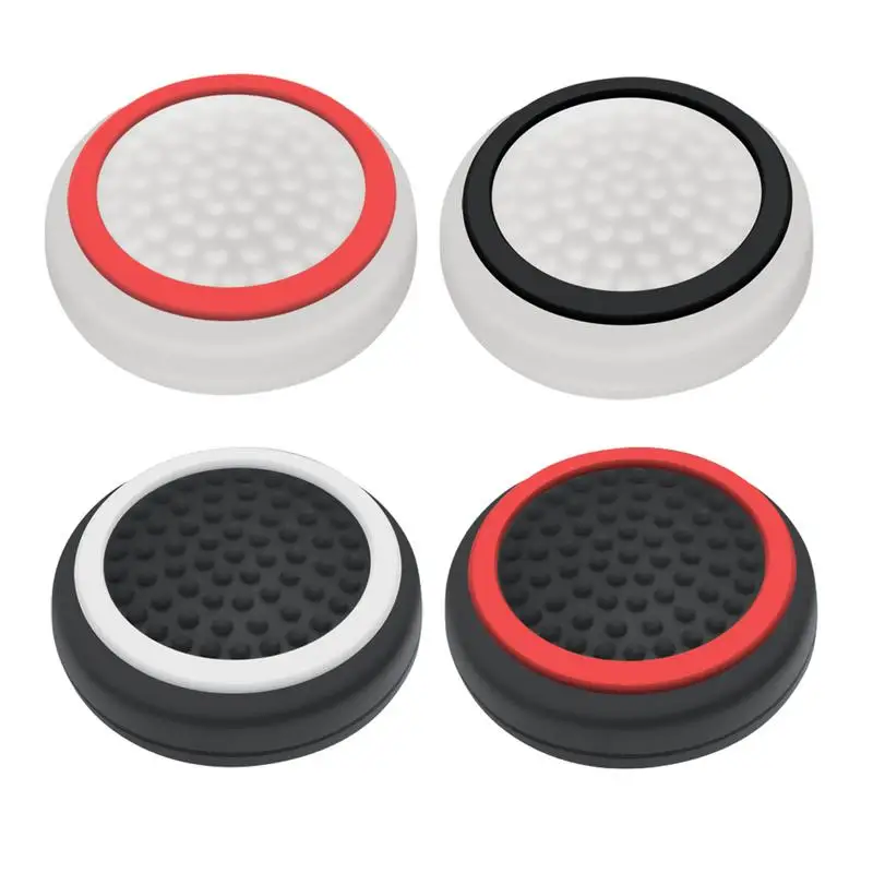 4Pcs Rocker Caps For PlayStationPortal Anti-Skid Silicone Joystick Analog Cover For PSPortal Handheld Accessories Thumb Caps