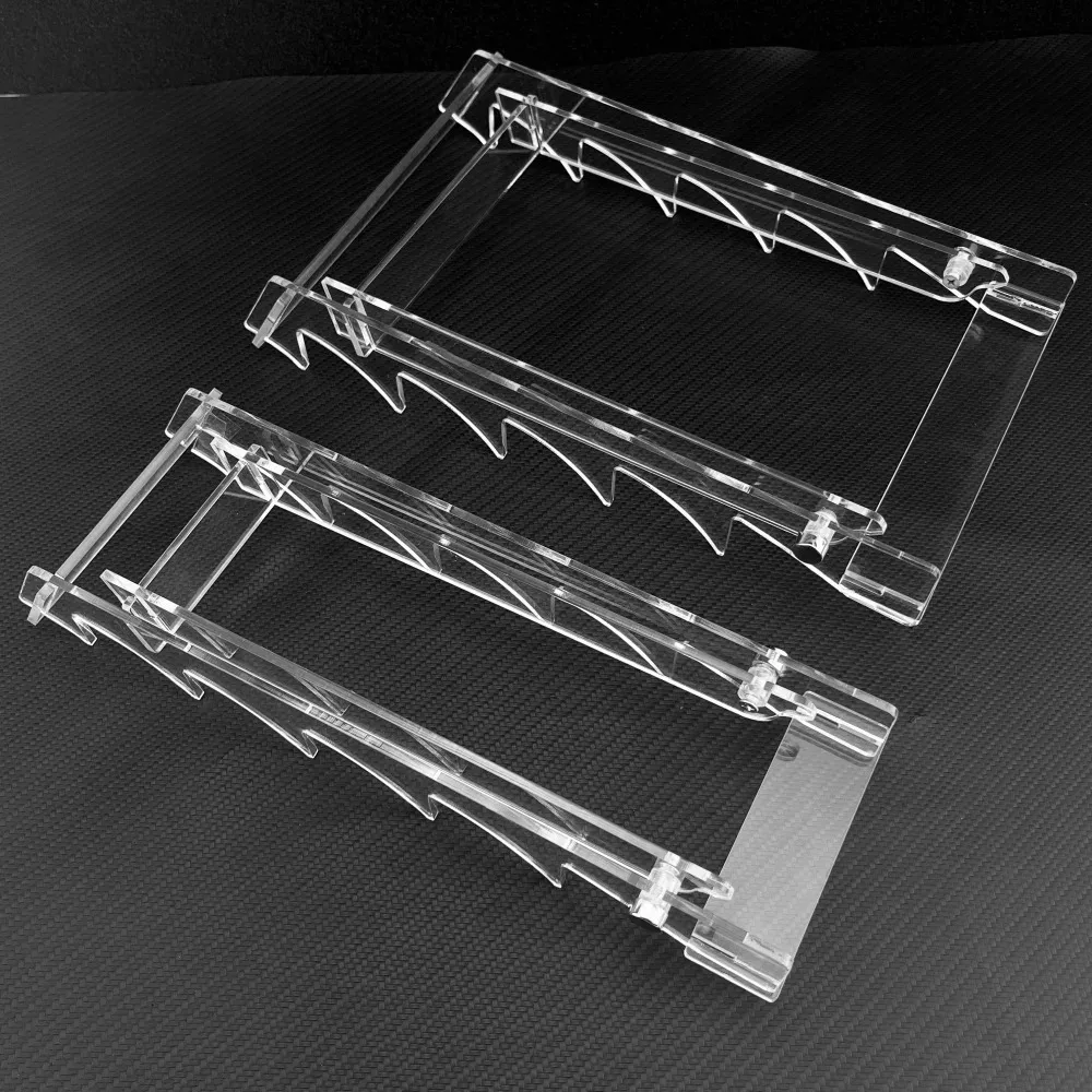 1 Piece Transparent Acrylic Knife Holder Display Knife Holder Series - Staircase-style Storage Rack