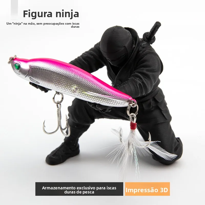 suporte-decorativo-3d-impresso-para-isca-de-pesca-ninja-boia-flutuante-para-carro-ornamento-de-mesa-para-pescador-baixo-custo