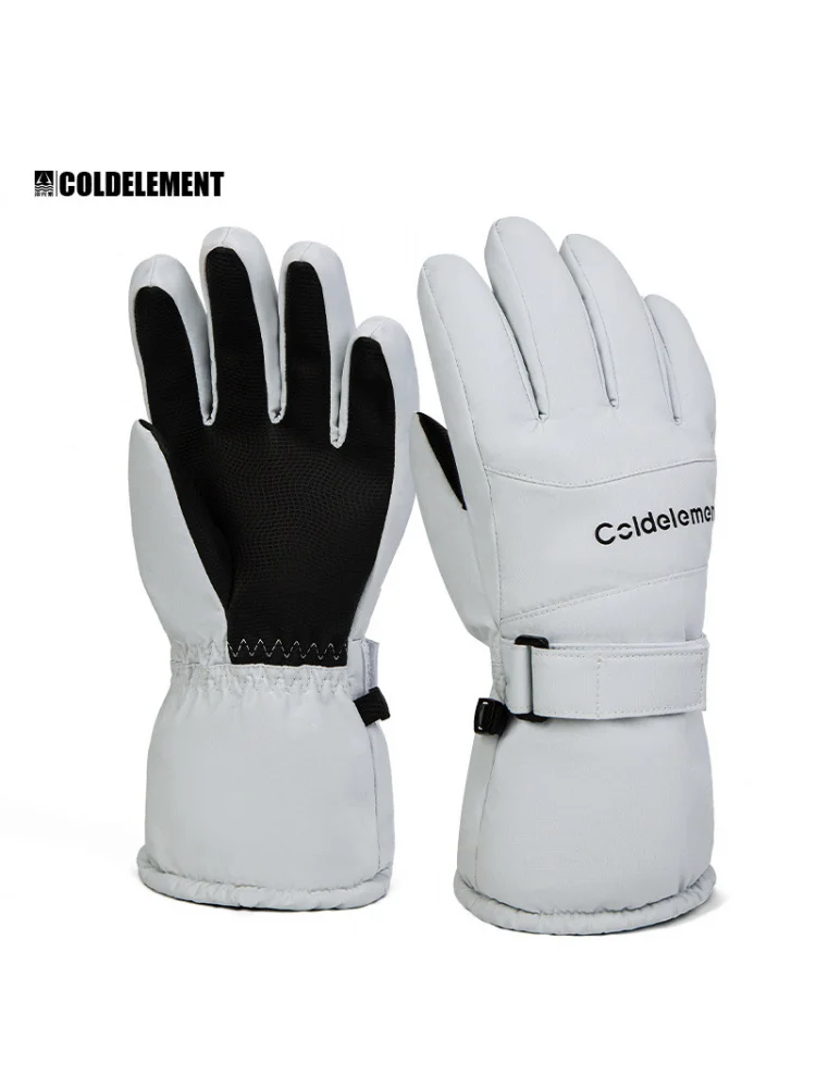 قفازات تزلج 2025 للرجال والنساء، لوحات فردية ومزدوجة للاستخدام الخارجي، شاشة تعمل باللمس، باردة ومقاومة للماء، دفء الشتاء، سميكة #6