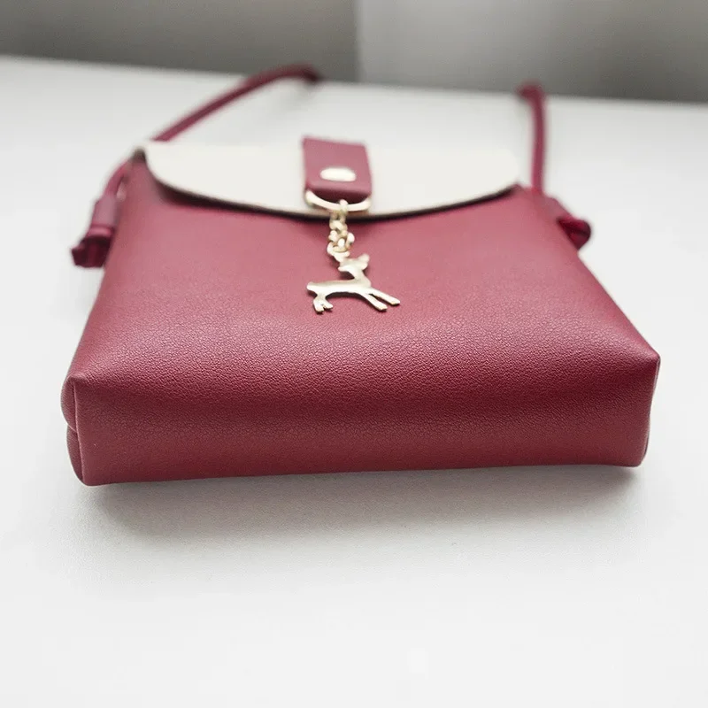 Women Fashion Handbags Bags Designer 2024 New Casual Bag Mobile Phone Bag Personality Deer Charm Single Shoulder Diagonal Bag