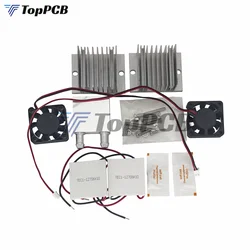 DC 12V termoelektryczny Peltier chłodnica półprzewodnikowy klimatyzator układ chłodzenia TEC1-12706 chłodniczych zestaw do samodzielnego montażu