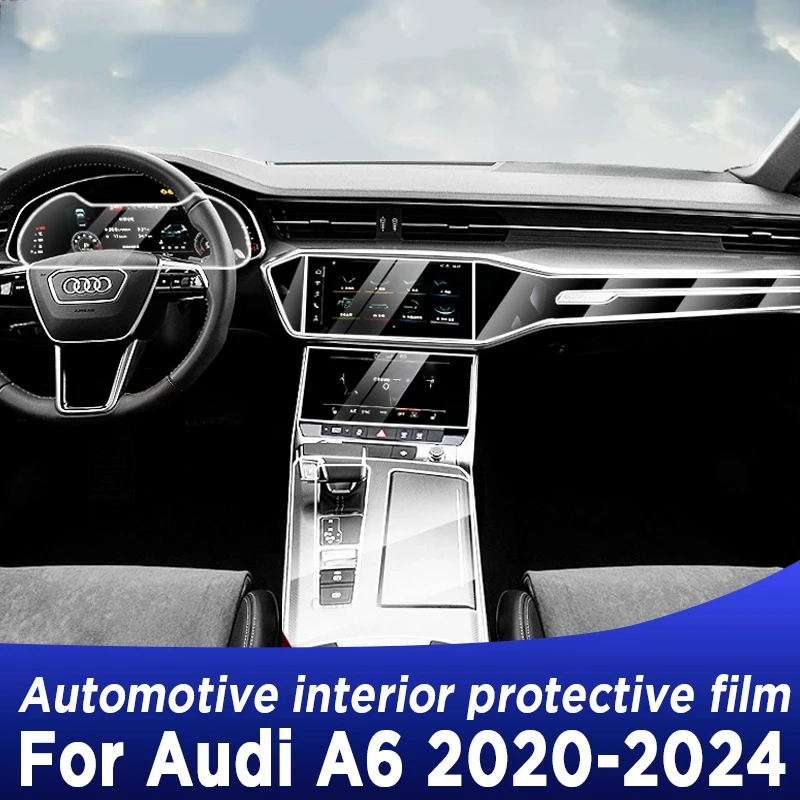 

Для AUDI A6 2020-2024 панель приборной панели навигация автомобильный интерьер защитная пленка ТПУ против царапин