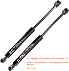 BOXI 2pcs Liftgate Lift Supports BHN962620A BHN96261X For Mazda 3 Hatchback 2014 - 2018 Without Brackets Replaces Lift Struts