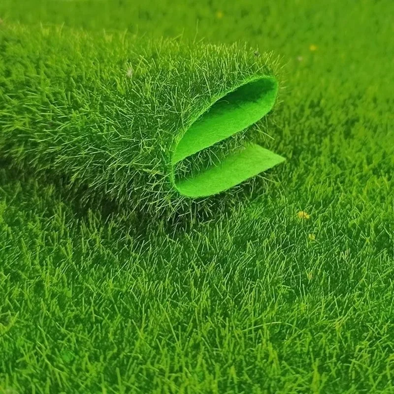 

Simulation Moss Turf Artificial Grass Lawn Wall Green Plants DIY Wedding Mini Garden Micro Landscape Nylon Faux Eco Bottle Decor