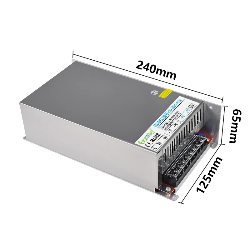 

1000W power supply 110-240V regulated switching power supply external 0-5V/0-10V control voltage regulation