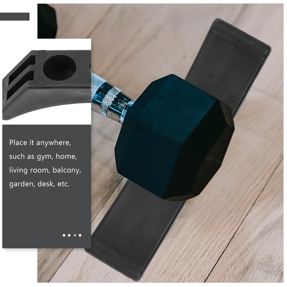 

6Pcs Dumbbell Rack Premium PP Material Sturdy Stable Indoor Fitness Dumbbell Storage Stand Home Gym Workout Equipment Holder