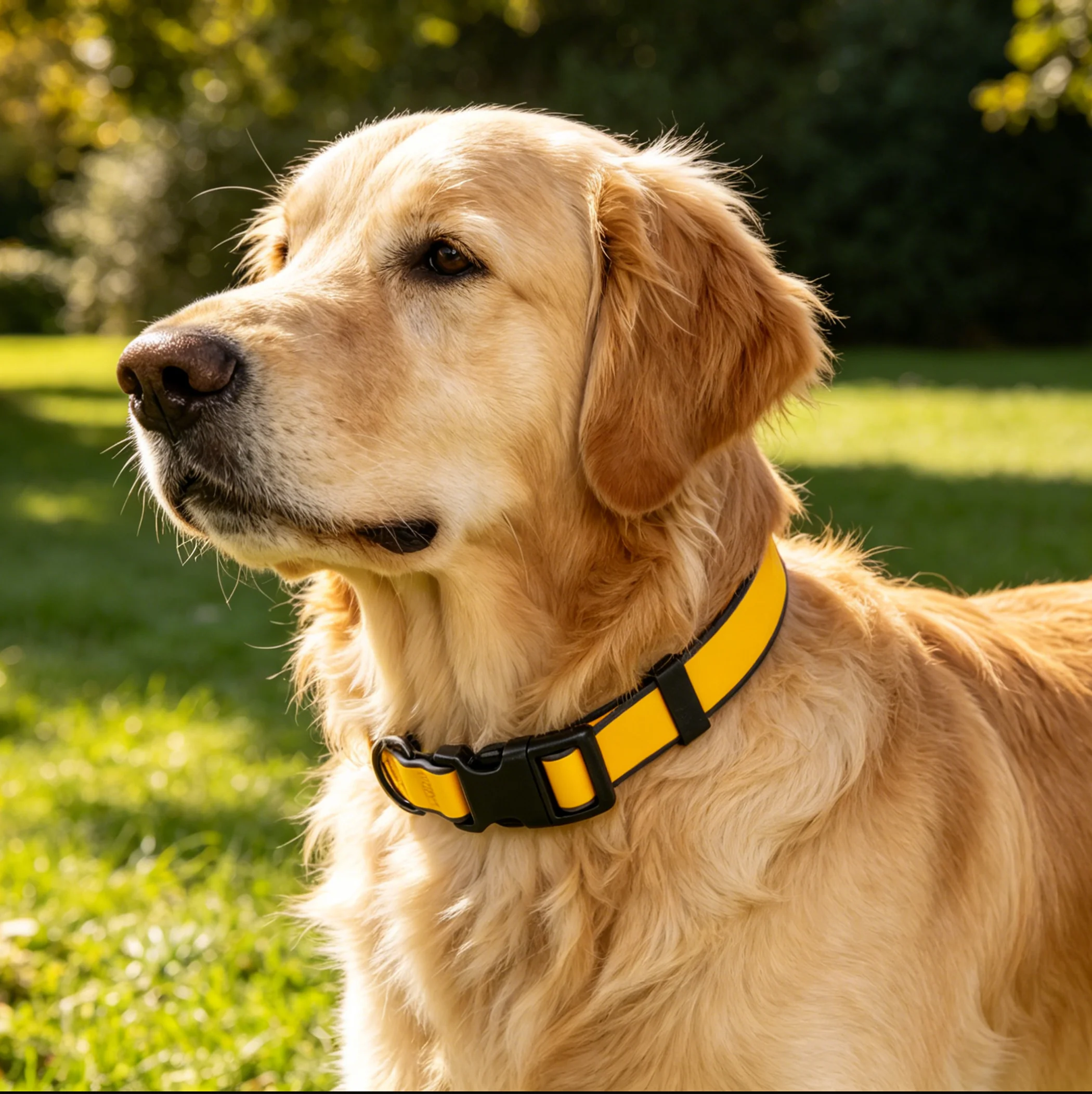 Wasserdichtes PVC-Hundehalsband- und Leinen-Set mit Wärmeübertragungsdruck, verstellbare Hundeleine für kleine, mittelgroße und große Hunde, 3 Größen