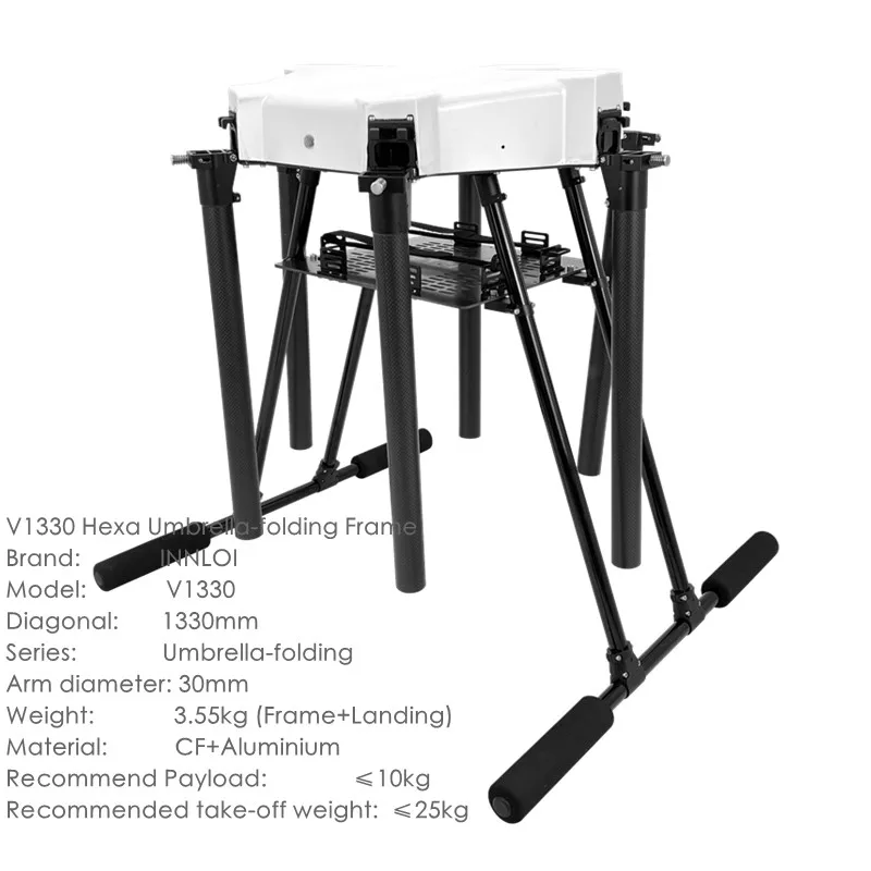XAERO V1330 1330mm Faltbarer Hexacopter-Rahmen für X6 Plus 2480 Antriebssystem – Detail 2