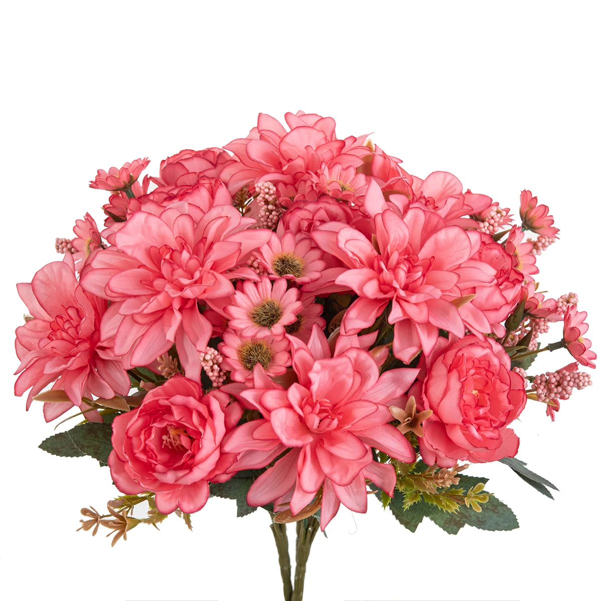 Künstliche Blumen Seiden-Dahlie Rose Festival Heim Zimmer Esstisch Garten Bogen Hochzeit Brautstrauß Handgemachtes DIY Geschenk Dekoration – Detail 8