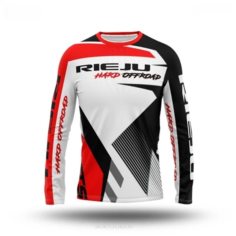 

Men Downhill Cycling MTb Jersey Enduro Motorcycle Jersey Off-road Jersey DH Breathable Fast Drying MX Cycling Casual Jersey BMX
