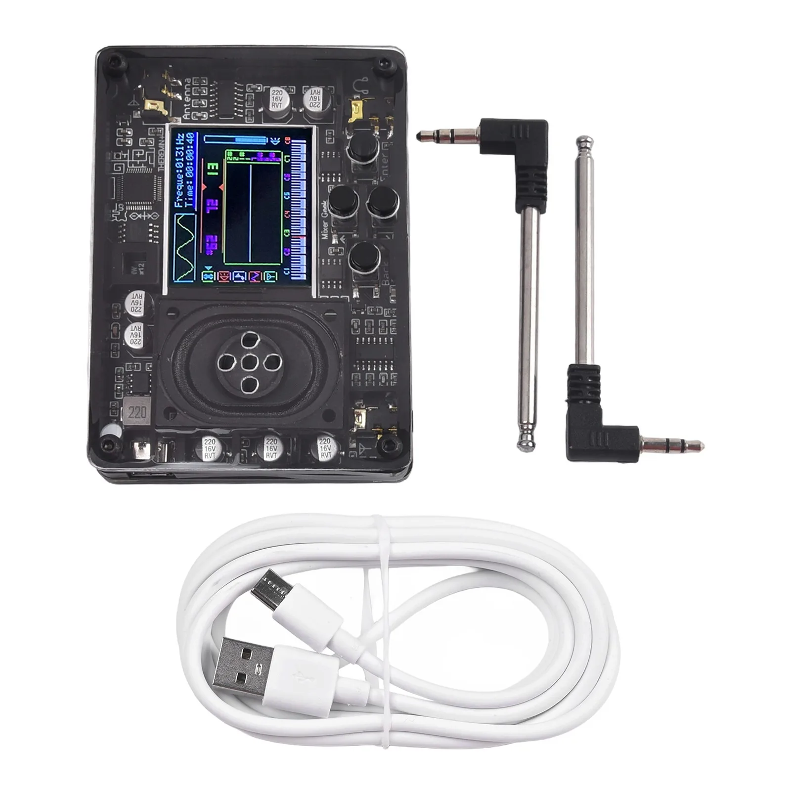 For Mini For Theremin Electronic Instrument With For OLED Color Screen 70 Voices Audio For Music Lovers For Educational Toy