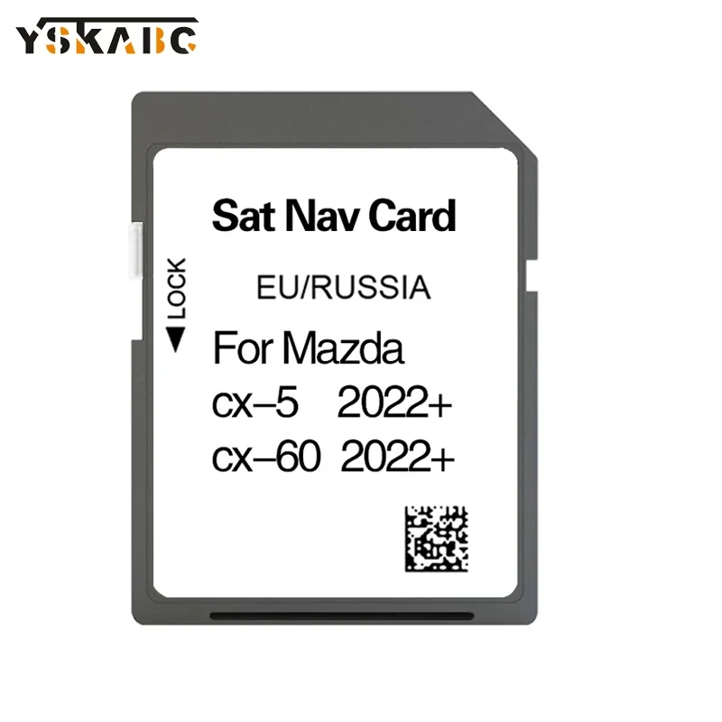 for Mazda CX-5 CX-60 2022+ Newest Maps Version Navigation SD GPS Card EU Russia Free Shipping Netherlands France