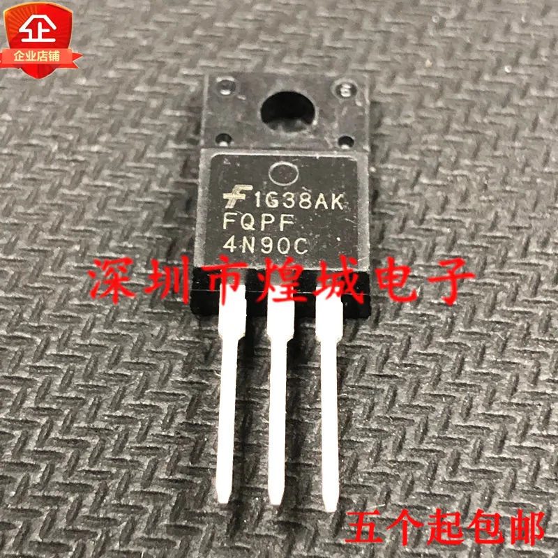 5 шт./партия, FQPF4N90C диаметром 900 a, напряжение в, 5